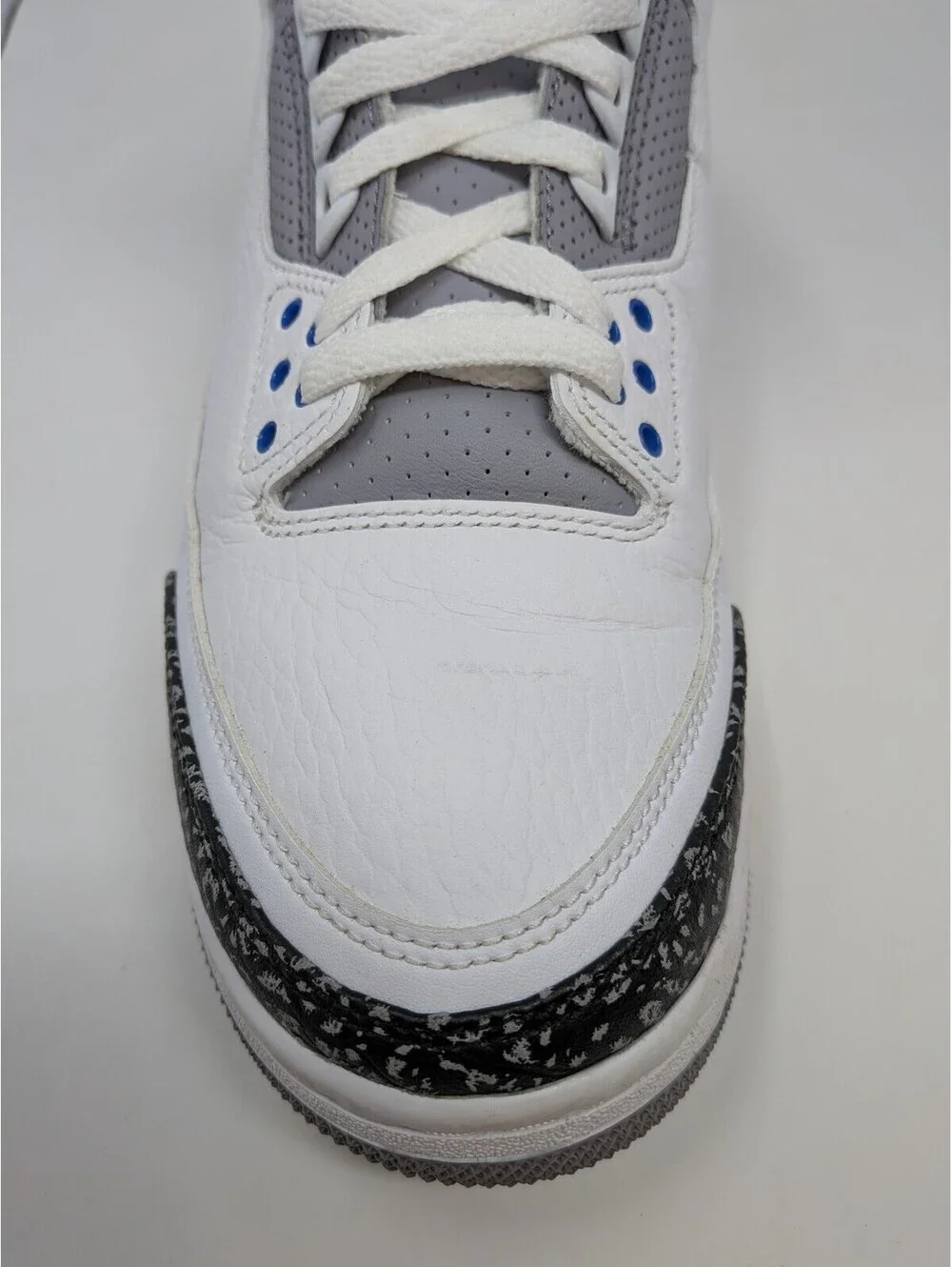 Air Jordan 3 Retro Racer Blue Men's Size 10 CT8532-145 White Black 2021